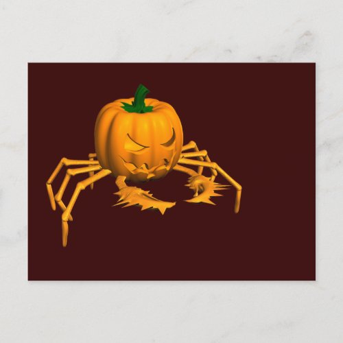 Halloween Crab Postcard