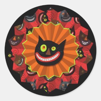Halloween Crazy Cat Cute