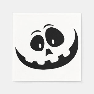 Halloween Crazy Ghost Face Napkins