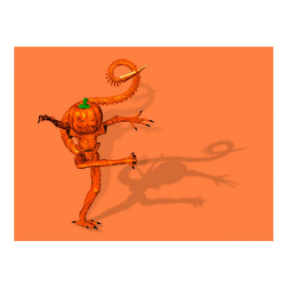 Halloween Creature From Galaxy Pumpkin Poster