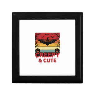 Halloween Creepy and Cute Vintage Bat Gift Box