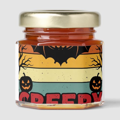 Halloween Creepy and Cute Vintage Bat Honey Jar Favors
