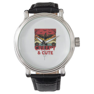 Halloween Creepy and Cute Vintage Bat Watch