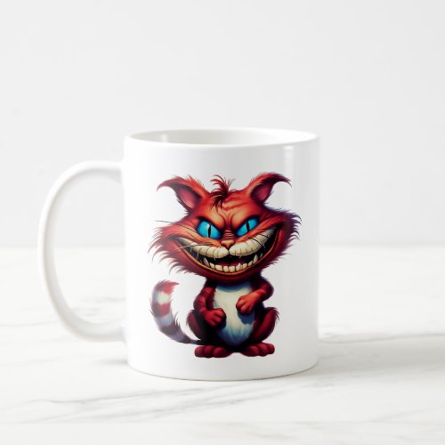 Halloween Creepy Cat  Coffee Mug