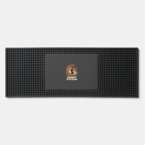 Halloween Creepy Charm Cat Bar Mat