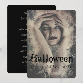 Halloween Creepy Costume Party Invitation