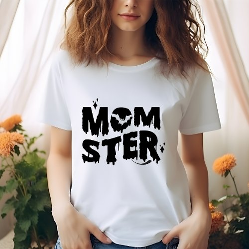 HALLOWEEN CREEPY FUNNY MOMSTER T_Shirt
