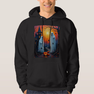 Halloween creepy ghosts hoodie