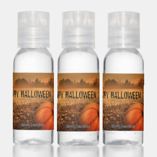 Halloween Creepy Ghosts Pumpkins Field Hand Sanitizer