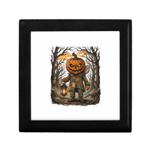 Halloween Creepy Pumpkin Scarecrow Lantern Owl Hau Gift Box