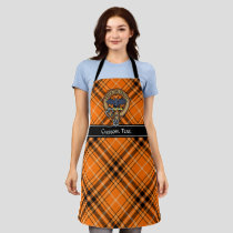 Halloween Crest over Tartan Apron