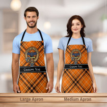 Halloween Crest over Tartan Apron