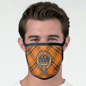 Halloween Crest over Tartan Face Mask (Worn Him)