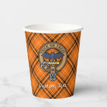Halloween Crest over Tartan Paper Cups