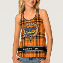 Halloween Crest over Tartan Tank Top