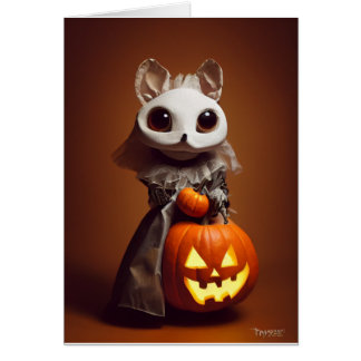 Halloween Critter Figure with Halloween Mouse Cards