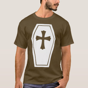 Halloween Cross Coffin Vampire Trendy Aesthetic 34 T-Shirt