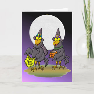 Halloween Crows Card