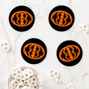 Halloween Crows Coaster Set