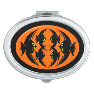Halloween Crows Compact Mirror