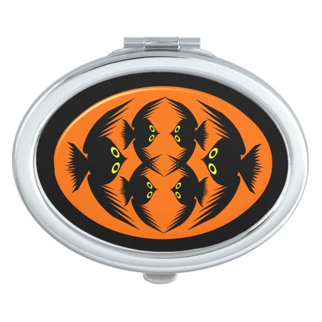 Halloween Crows Compact Mirror (Front)