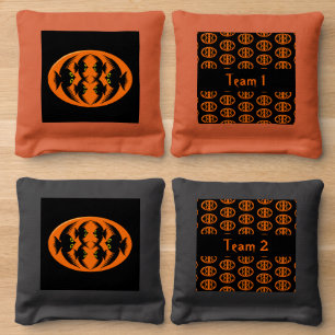 Halloween Crows Custom Cornhole Bags