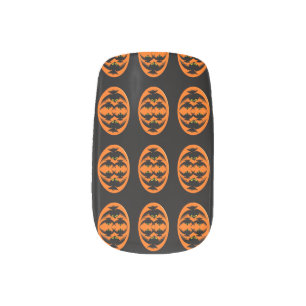 Halloween Crows False Nails Minx Nail Art