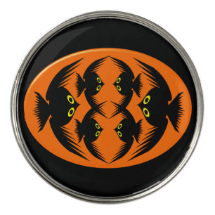 Halloween Crows Golf Ball Markers