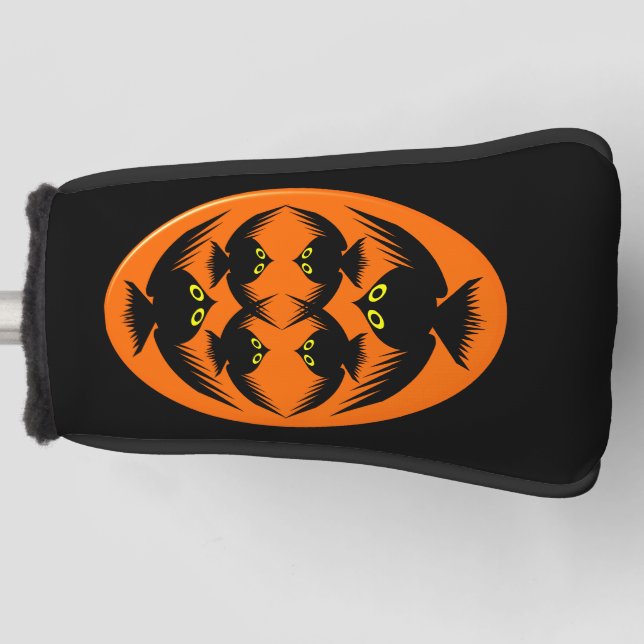 Halloween Crows Golf Putter Cover (Front)