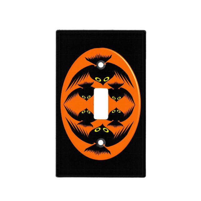 Halloween Crows Light Switch Cover (Front)