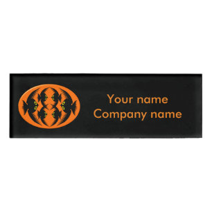 Halloween Crows Personalized Name Tag
