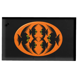 Halloween Crows Table Card Holder