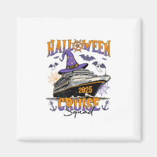 Halloween Cruise Squad 2025 Matching Cruising Crew Magnet