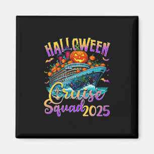 Halloween Cruise Squad 2025 Vacation Matching Fami Magnet