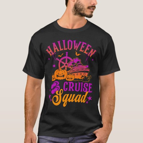 Halloween Cruise Squad Family 2022 Cruising Crew T_Shirt