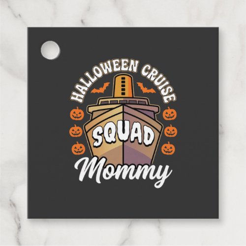 Halloween Cruise Squad Mommy Family Vacation Desig Favor Tags
