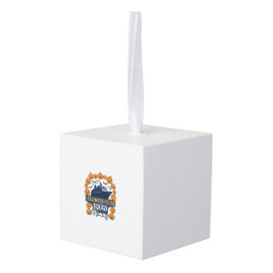 Halloween Cruise Squad Mommy Ship Pumpkins Bats_1 Cube Ornament
