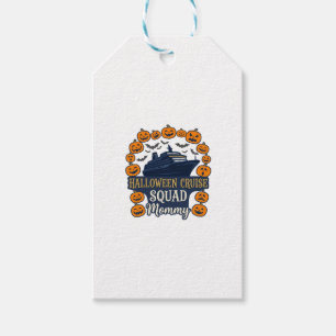 Halloween Cruise Squad Mommy Ship Pumpkins Bats_1 Gift Tags