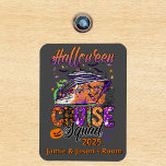 Halloween Cruise Squad Ship  Magnet<br><div class="desc">This design may be personalized in the area provided by changing the photo and/or text. Or it can be customized by clicking Personalize this Template and then choosing the click to customize further option and delete or change the color of the background, add text, change the text color or style,...</div>