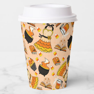 Halloween cup-Candy Corn Magic- Baking theme Paper Cups