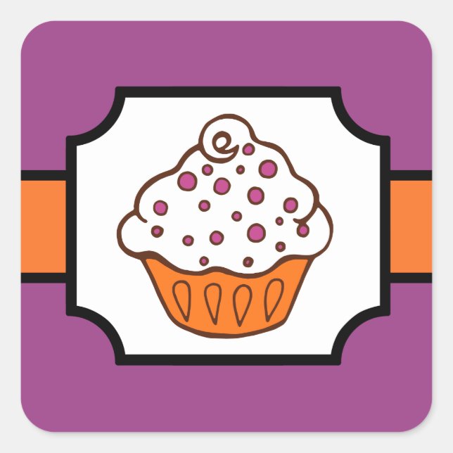 Halloween Cupcake Stickers (Front)