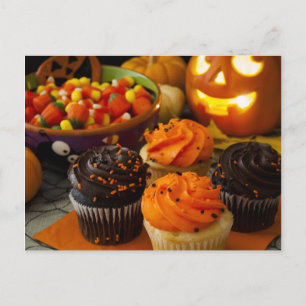 Halloween Cupcakes Postcard