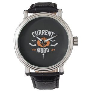 Halloween Current Mood Pumpkin Birthday Watch