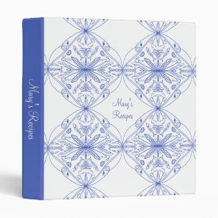 Halloween Custom Amalfi Tile Sardine Recipe 3 Ring Binder