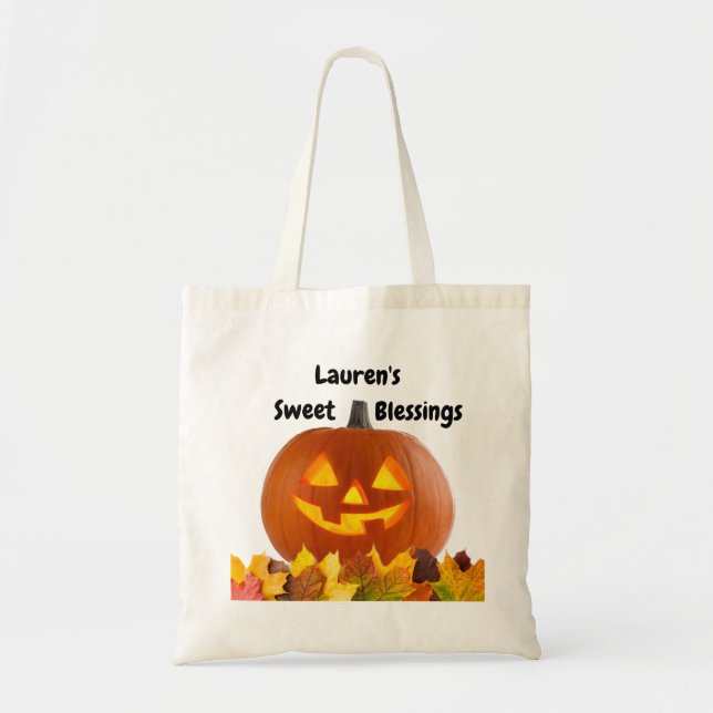 Halloween Custom Candy Tote Bag (Front)