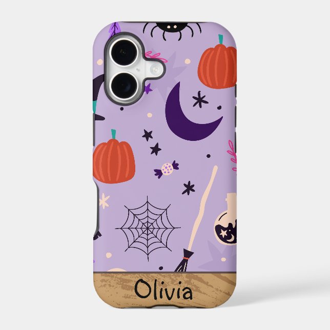 HALLOWEEN CUSTOM NAME IPHONE CASE (Back)