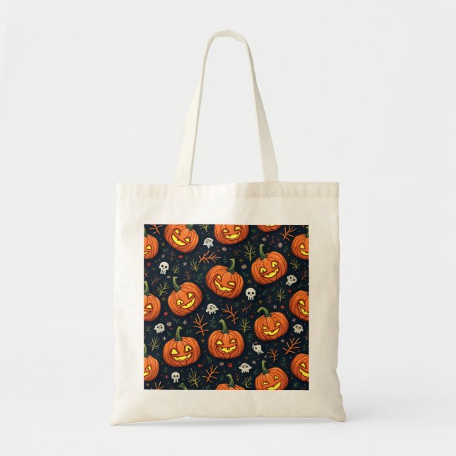 Halloween Custom Tote Bag (Front)