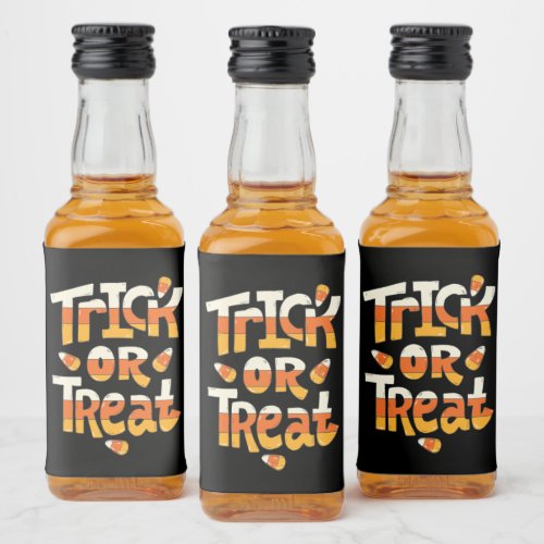 Halloween Custom Trick or Treat  Liquor Bottle Label