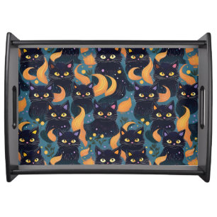 Halloween cute and spooky serving tray
