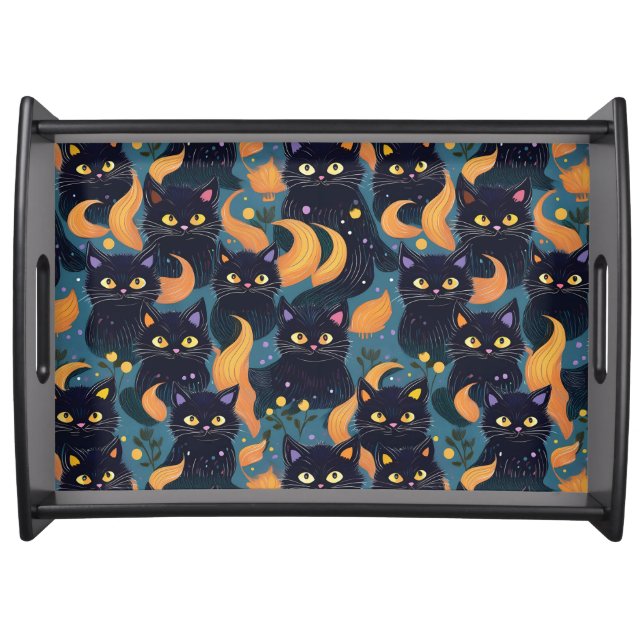 Halloween cute and spooky serving tray (Front)